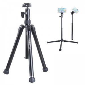 Kingjoy P056 aluminium CNC-bewerkbare opvouwbare camerafoto Statiefkits voor selfie-opnamen