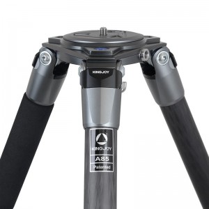 Kingjoy hot selling Afneembare been carbon statief voor digitale camera's